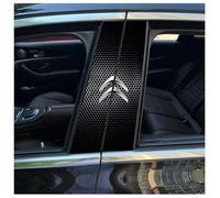 GNTHERF Car Pillar Sticker Decal, for Citroen C1 C2 C3 C4 C5 C6 C8 C4L DS3 DS4 DS5 DS5LS DS6 Window Trim Cover Bc Column Center Stickers Side Door Casement Exterior Accessories