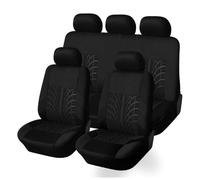 GNTHERF Car Seat Cover Sets, for VW Golf MK7 Estate 2013-2024 Breathable Waterproof Comfortable Car Seat Interior Protect Accessories, C/black-white