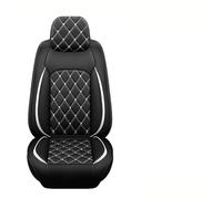 GNTHERF Leather Car Seat Cover Sets, for BMW IX1 2022-2024 (U11 BEV) Breathable Waterproof Comfortable Car Seat Interior Protect Accessories,C Black white