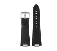 GNUFOPI Leather Strap Compatible With Tissot PRX Strap 1853 T-CLASS PRX Stainless Steel Strap T137.407 Watchband Bracelet Belt(1Quick Release-Black)
