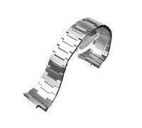 GNUFOPI Leather Strap Compatible With Tissot PRX Strap 1853 T-CLASS PRX Stainless Steel Strap T137.407 Watchband Bracelet Belt(Steel band-Silver)