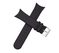GNUFOPI Leather Watch Strap Replacement Compatible With Skagen - 582X Series, 583X Series, 983X Series(Black)