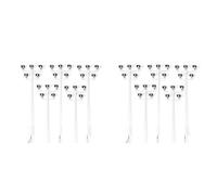 GNURBDILFO 10PCS HO Scale Model Lighting Tower 3V Train Light Railway LED Plaza Lamps Building Scenery Layout Model Accessories