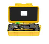 GNURBDILFO Fiber Optic OTDR Launch Cable Box with 2000M Fiber Optic Ring OTDR Transmitting Cable Box Dead Spot Eliminator FC/UPC-LC/