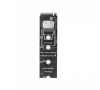 GNURBDILFO NVME M.2 to OCulink Adapter Card M.2 PCIe to to SFF-8611/SFF-8612 Support PCIe 3.0/4.0 for U.2 U.3 SSD B