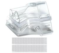 GNURBDILFO Replacement Water Chamber for AirSense 10 & AirCurve 10,Extra W/40Pack Replacement Filters for CPAP Machines