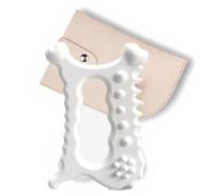 GNURBDILFO Skin Scraping Gua Sha Tools Ceramic Korea Gouache Scraper Tools Skin Massager Face Massager Face Factory Head Massager (with Storage Bag)