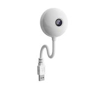 GNURBDILFO Tuya WiFi USB MiNi Camera 3MP Advanced Security Camera with Motion Detection and Two-Way Audio HD Camera