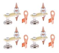 GNURBDILFO Welding Magnet Head Tail Welding Stability - Strong Magnetism Large Suction.Single Absorbable Weight 3KG (4 Pcs)