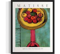 Gnvkd Ecbxz Henri Matisse Exhibition Poster Apples on a Table Canvas Painting Henri Matisse Wall Art Henri Matisse Print For Home Decor Picture 30x50cm No Frame