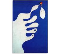Gnvkd Ecbxz Joan Miró Surrealism Poster Hand Catching A Bird Canvas Painting Modern Wall Art Joan Miró Prints For Living Room Decor Picture 40x60cmx1 No Frame
