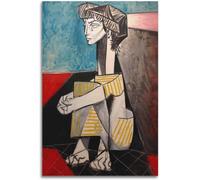 Gnvkd Ecbxz Pablo Picasso Poster Portrait of Jacqueline Canvas Painting Abstract Wall Art Pablo Picasso Prints For Living Room Decor Pictures 40x50cm No Frame