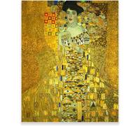 Gnvkd Ecbxz Portrait of Adele Bloch-Bauer I 1907 by Gustav Klimt Poster Vintage Gustav Klimt Wall Art Canvas Prints Painting Home Decor Pictures 40x50cm No Frame