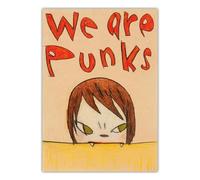 Gnvkd Ecbxz Yoshitomo Nara Poster《We Are Punks》Canvas Wall Art Yoshitomo Nara Painting Yoshitomo Nara Prints For Modern Home Decor Pictures 40x60cm No Frame