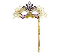 GNYVZXPLQ Party Masquerade Mask, Half Face Masks for Women Masquerade Party Evening Prom Multicolor(Gold)
