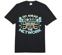 Go Ahead Blame The Network Computer Science Network Engineer Comfort Colors Adult Heavyweight T-Shirt