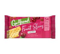 Go Ahead Cherry Crispy Fruit Slices, Fruit in Every Bite, 4 Packs of 3 (12 Slices in Total)