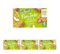 Go Ahead FibreJacks Apple & Strawberry, 4 Bars, 118.9 g (Pack of 4)