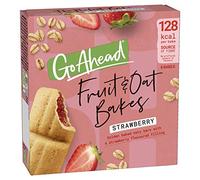 Go Ahead Fruit & Oat Bakes, Strawberry, (1 Pack of 6 Bakes)