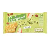 Go Ahead Fruit Slices Snack Bars Multipack 4 x 43.6g | Crispy Fruity Biscuit Bars with Real Fruit Filling | Vegetarian Friendly (Apple Crispy)