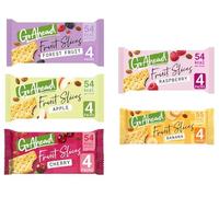 Go Ahead Fruit Slices, Variety Pack, Forest Fruit, Apple, Cherry, Raspberry, Banana.