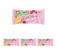 Go Ahead Raspberry Crispy Fruit Slices Snack Bars Multipack, 4 x 43.6 g (4 Bars in One Pack), 174.4 g Total (Pack of 4)