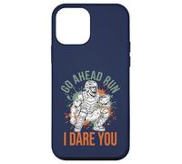 Go Ahead Run I Dare You Vintage Baseball Catcher Funny Boys Case for iPhone 12 mini