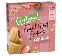 Go Ahead Strawberry Fruit and Oat Bakes Snack Bars Multipack 6 x 35g, 210g