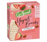 Go Ahead Strawberry Fruit Yogurt Breaks Snack Bars, 142 g (Pack of 4 Bars)