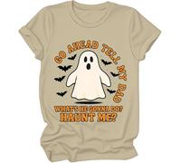 Go Ahead Tell My Dad What's He Gonna Do Haunt Me Shirt, Go Ahead Tell My Dad What's He Gonna Do T-Shirt Khaki