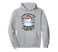 Go ahead tell my mom what's she gonna do haunt me Halloween Pullover Hoodie