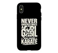 Go Ahead Underestimate Me Funny Judo Martial Arts Black Belt Case for iPhone X/XS