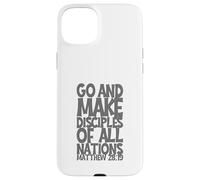 Go And Make Disciples Of All Nation Matthew 28:19 3D Effect Case for iPhone 15 Plus