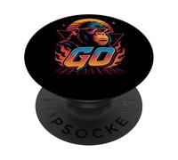 Go Ape Funny Gorilla Animal Lover Go Ape PopSockets Adhesive PopGrip