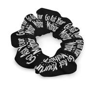 Go Ask Your Mother Hair Scrunchies for Women Elastic Hair Bands Soft Hair Ties for Styling Gift Christmas Valentine's Day