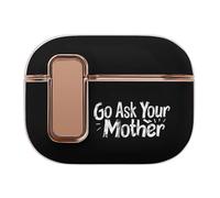 Go Ask Your Mother Hard Shell Case Skin Accessories Cover with Secure Lock Clip Compatible with AirPods Pro 2