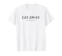 Go Away, I Am Not A People Person Value Graphic T-Shirt, Men, White, M