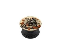 Go Away I'm Reading Skeleton Fall Leaves Bookworm Funny Art PopSockets Adhesive PopGrip