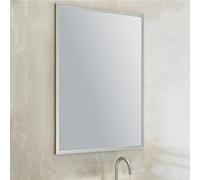 Go Bathrooms Aluminium Framed Bathroom Mirror 700mm x 400mm Wall-Mounted Bathroom Vanity Mirror Portrait Landscape Rectangular Mirror Modern Framed Design - Willow