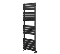 Go Bathrooms Ark Towel Rail 1600mm x 500mm Matt Black Bathroom Radiator Designer Heated Ladder Rail Flat Panel Heater