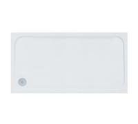 Go Bathrooms Eacon Low Profile Shower Tray White Stone Resin Acrylic Capped Rectangle Shower Tray Premium Quality Height Adjustable Low Profile Cubicle Tray 1600mm x 700mm