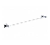 Go Bathrooms Froma 600mm Chrome Bathroom Towel Rail Slim Bar Minimalist Design Wall Mounted Chrome Towel Holder Premium Solid Brass Construction