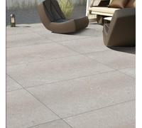 Go Bathrooms | Laine Outdoor Garden Tile | Stone Effect Patio | Grey | 1200x600mm | Single Tile (Box) | 0.72m²