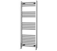 Go Bathrooms Nola Bathroom Towel Rail Heated Bathroom Radiator Wall Mounted Ladder Rail Chrome - 1200mm x 500mm
