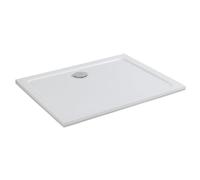 Go Bathrooms Rectangle Shower Tray 800 x 760mm Low Profile 30mm Shower Tray Strong Gel Coated Finish Adjustable Height Showering Cubicle Tray | Delton