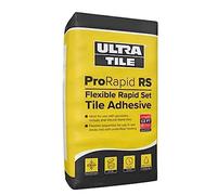 Go Bathrooms Ultra Tile Pro Rapid RS Flexible Rapid Set Tile Adhesive | Wall & Floor Adhesive | 20KG Tile Adhesive | Grey