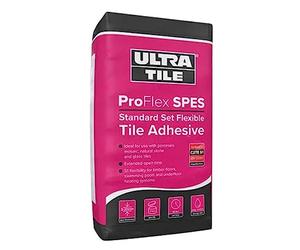 Go Bathrooms UltraTile ProFlex SPES S1 Standard Set Flexible Tile Adhesive | Wall & Floor Adhesive | 20KG Grey