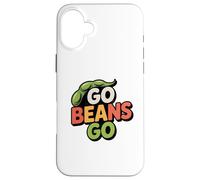 Go Beans Go Retro Power Plant Foods Lover Healthy Life Case for iPhone 16 Plus