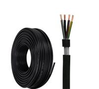 GO BEYOND YOURSEIF 20/4 Gauge Flexible Cable 100FT 4-Core Oxygen-Free Copper Conductor 158°F, Non-Woven Layer PVC Sheath For Automation, Robotics, And Industrial Wiring(160ft,0.75mm2-4c)