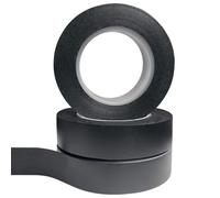 GO BEYOND YOURSEIF PVC Flame-Retardant Electrical Insulation Tape, Waterproof & High-Temp Resistant - 0.15 mm × 17 mm × 20 m (3 Rolls, 196 ft), 600 V Rated - Black